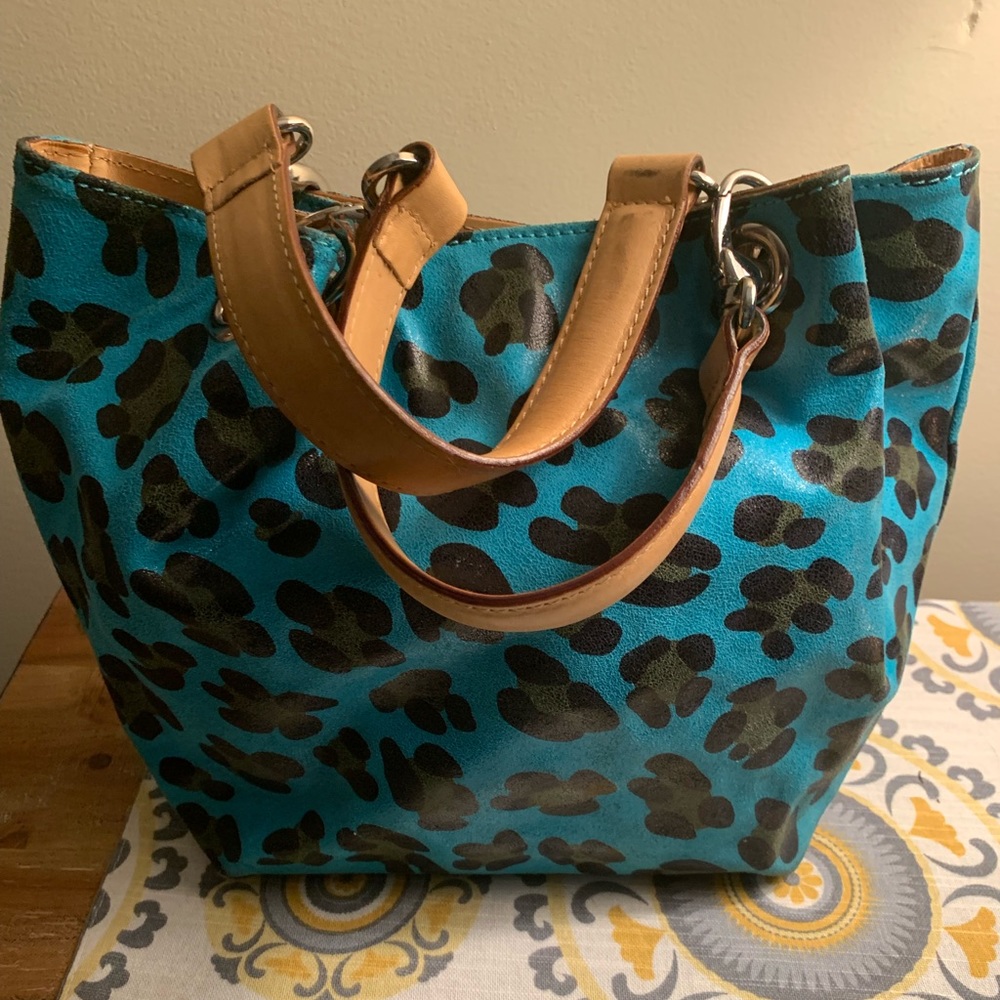 Maurizio Taiuti leopard print handbag